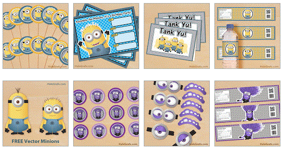 Kit de Minions para Imprimir Gratis. También con Anti Minions ...