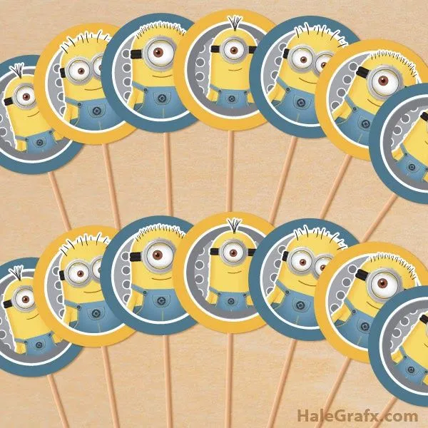 Kit de Minions para Imprimir Gratis. También con Anti Minions ... Kit de Minions para Imprimir Gratis. También con Anti Minions ...