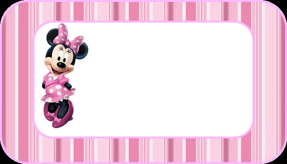 Kit Minnie con rayas rosas, para Imprimir Gratis. | Ideas para ... Kit Minnie con rayas rosas, para Imprimir Gratis. | Ideas para ...