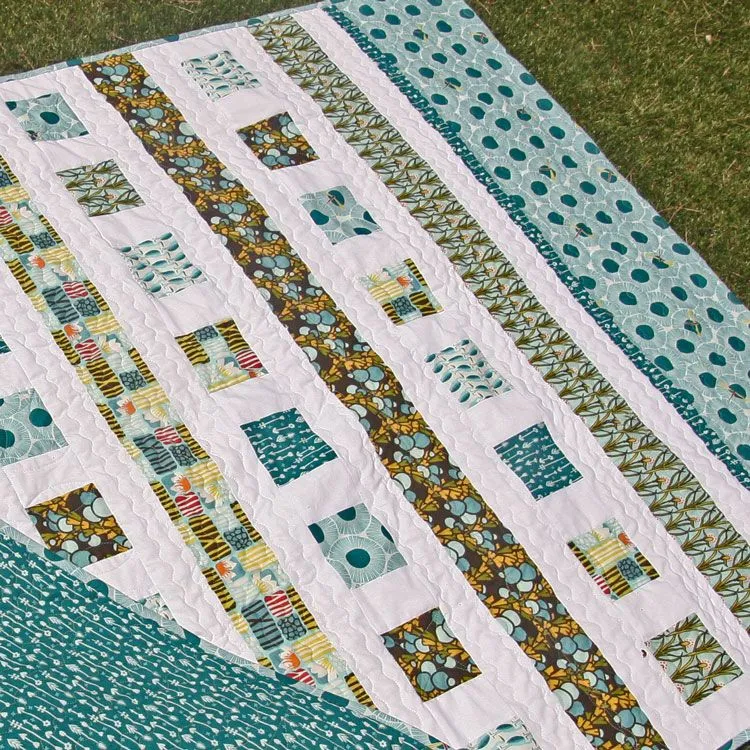 Nuevo kit de patchwork fácil: colcha contemporánea | Fibra Creativa