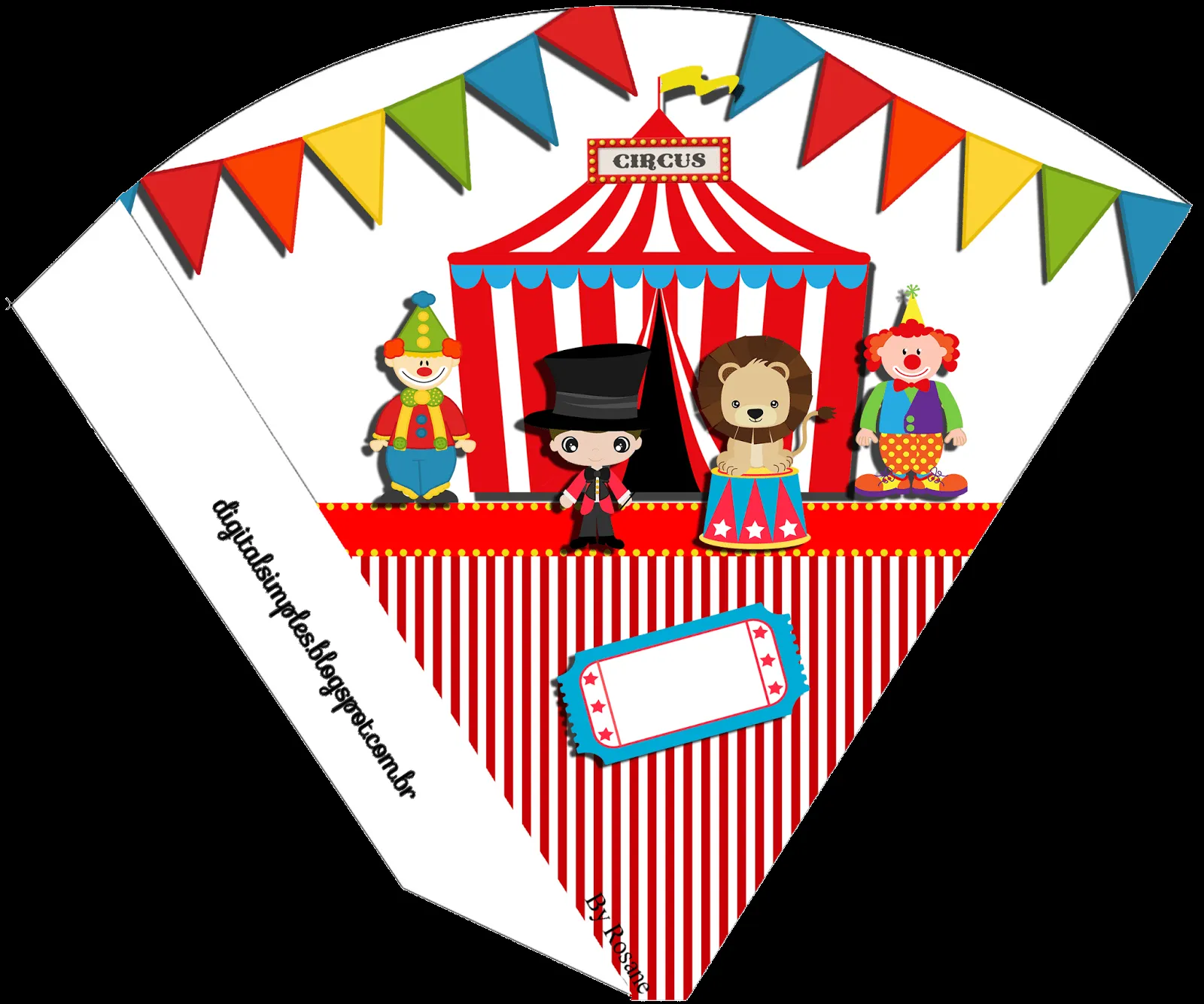 Kit de Personalizados Tema "Circo" para Imprimir - Convites ... Kit de Personalizados Tema "Circo" para Imprimir - Convites ...