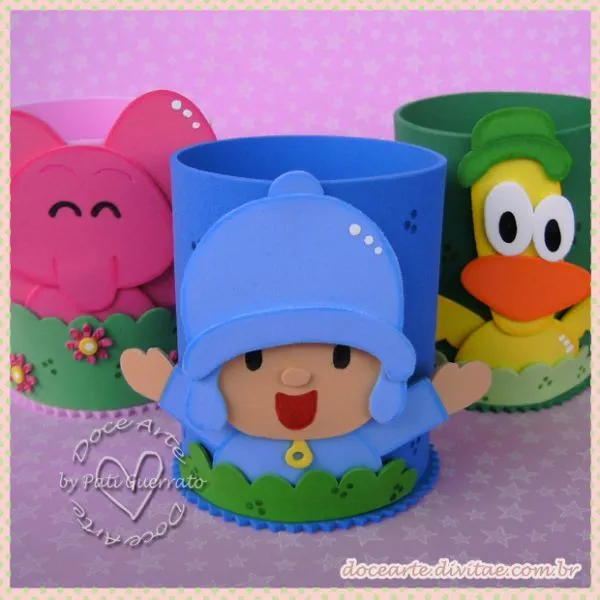 Kit de Porta Trecos - Turma do Pocoyo 9cmx7cm-500ft | botes ... Kit de Porta Trecos - Turma do Pocoyo 9cmx7cm-500ft | botes ...
