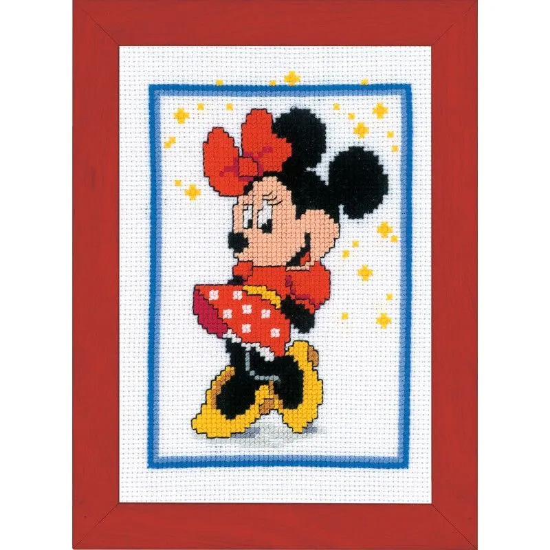 Kit de Punto de Cruz - Minnie Mouse - Vervaco Kit de Punto de Cruz - Minnie Mouse - Vervaco