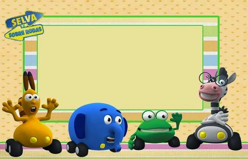 Kit de la Selva Sobre Ruedas para Imprimir Gratis. | Ideas y ...