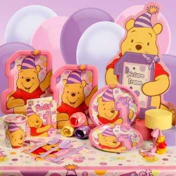 Kits para la decoración de la fiesta del primer año del bebé (niña ... Kits para la decoración de la fiesta del primer año del bebé (niña ...