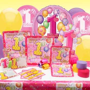 Kits para la decoración de la fiesta del primer año del bebé (niña ... Kits para la decoración de la fiesta del primer año del bebé (niña ...
