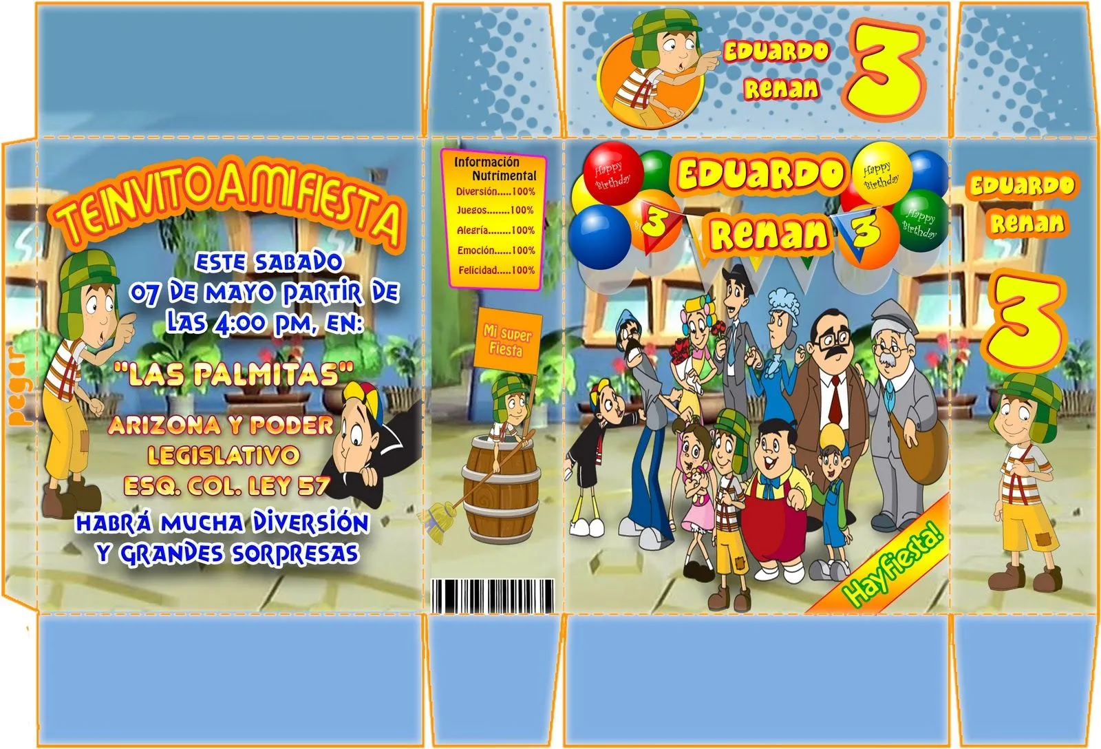KITS IMPRIMIBLES: CAJITAS PERSONAJES