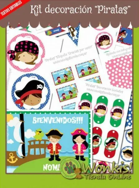 Kits de imprimibles para fiestas temáticas infantiles | Fiestas y ...