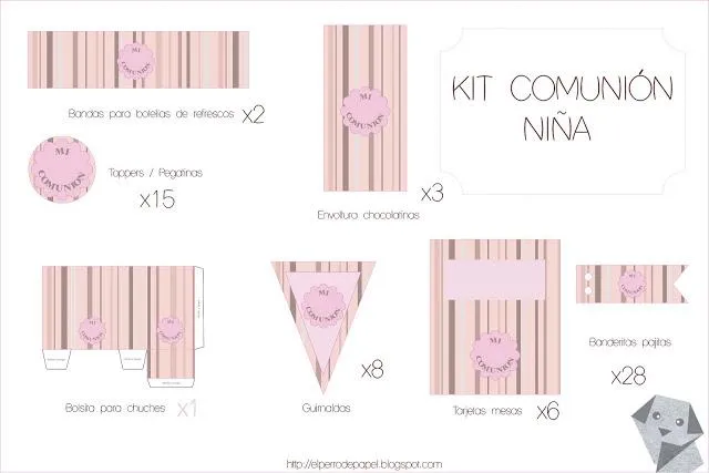 Kits Personalizados para Comuniones - Paperblog