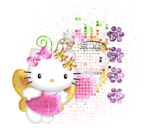 Gif de Hello Kitty con movimiento - Imagui