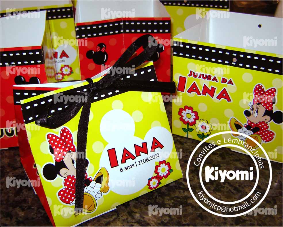 Kiyomi Convites Personalizados: Festa Infantil | Minnie da Iana Kiyomi Convites Personalizados: Festa Infantil | Minnie da Iana