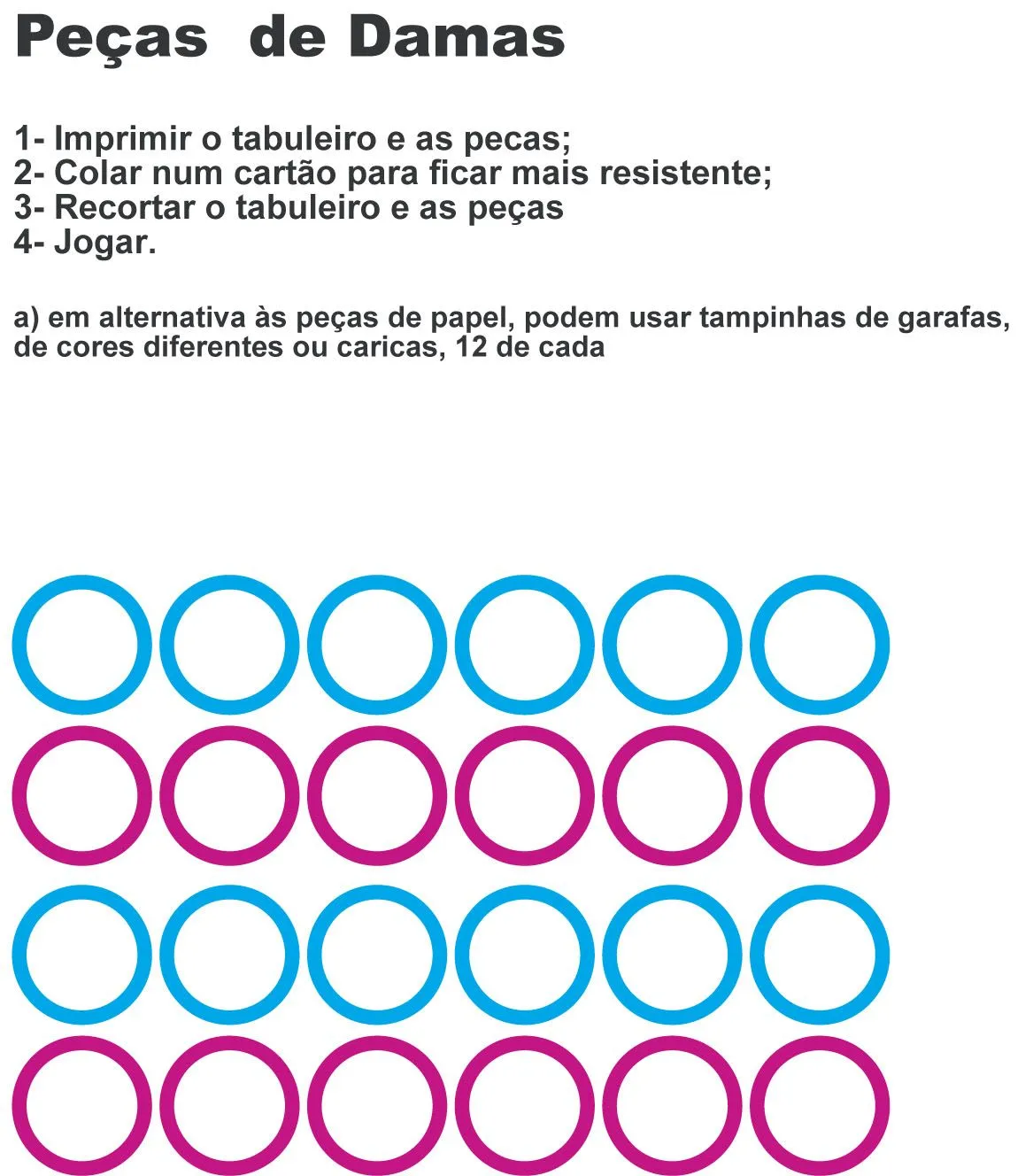Koisas da Kris: Tabuleiro de Damas e Xadrez e peças