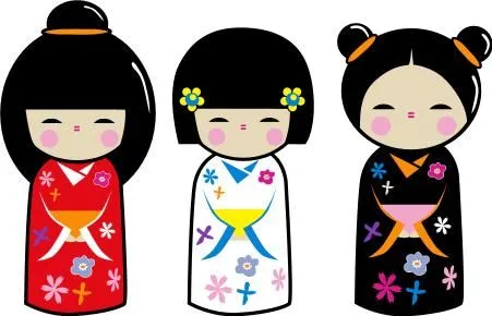Dibujos kokeshi - Imagui