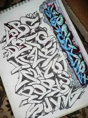 KOL KOL KOL BLOG: abecedario en graffiti
