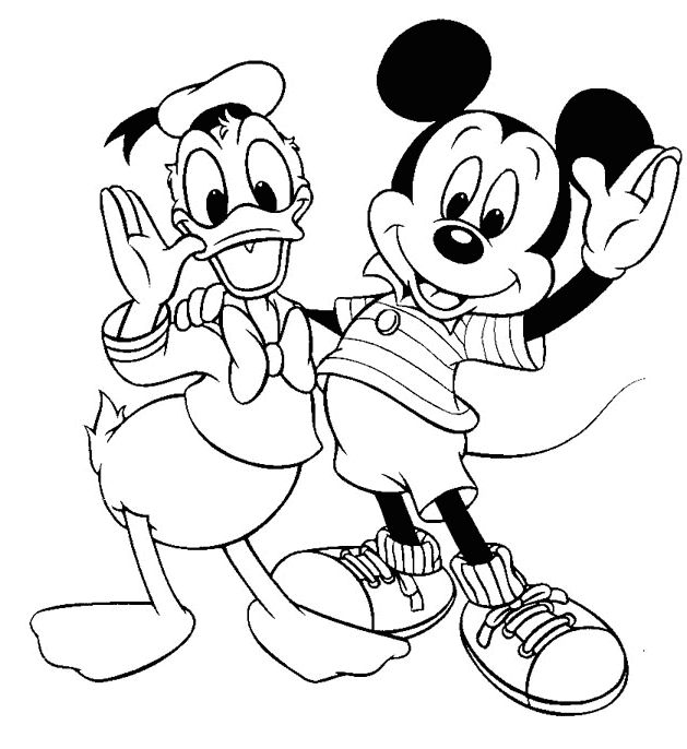 Kolorowanki dla dzieci - Myszka Miki Disney paczka 6