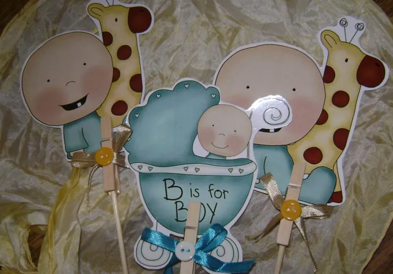 Koquish: 3.Centros de Mesa para Baby Shower