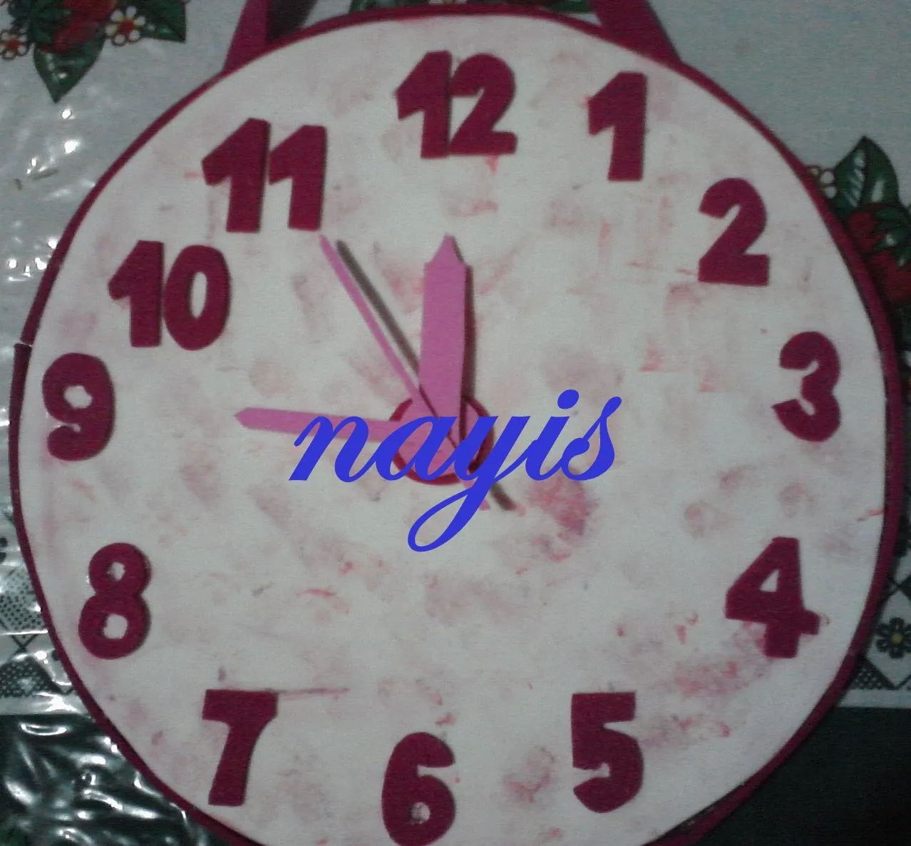 Kositas Nayis's: Reloj en foami