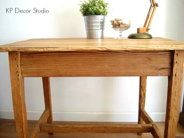 KP Tienda Vintage Online: Mesita de madera antigua Ref. D16
