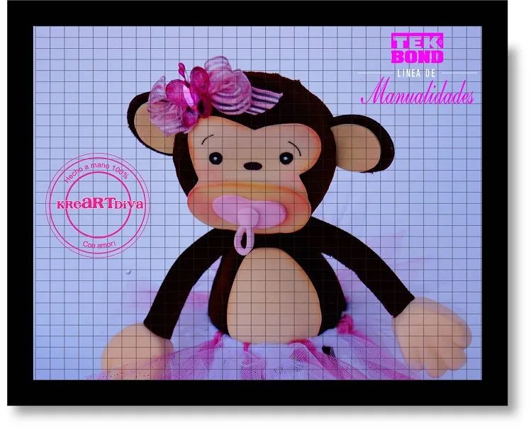 KreARTdiva: Fofucha Changuita, Baby Shower Changuita KreARTdiva: Fofucha Changuita, Baby Shower Changuita