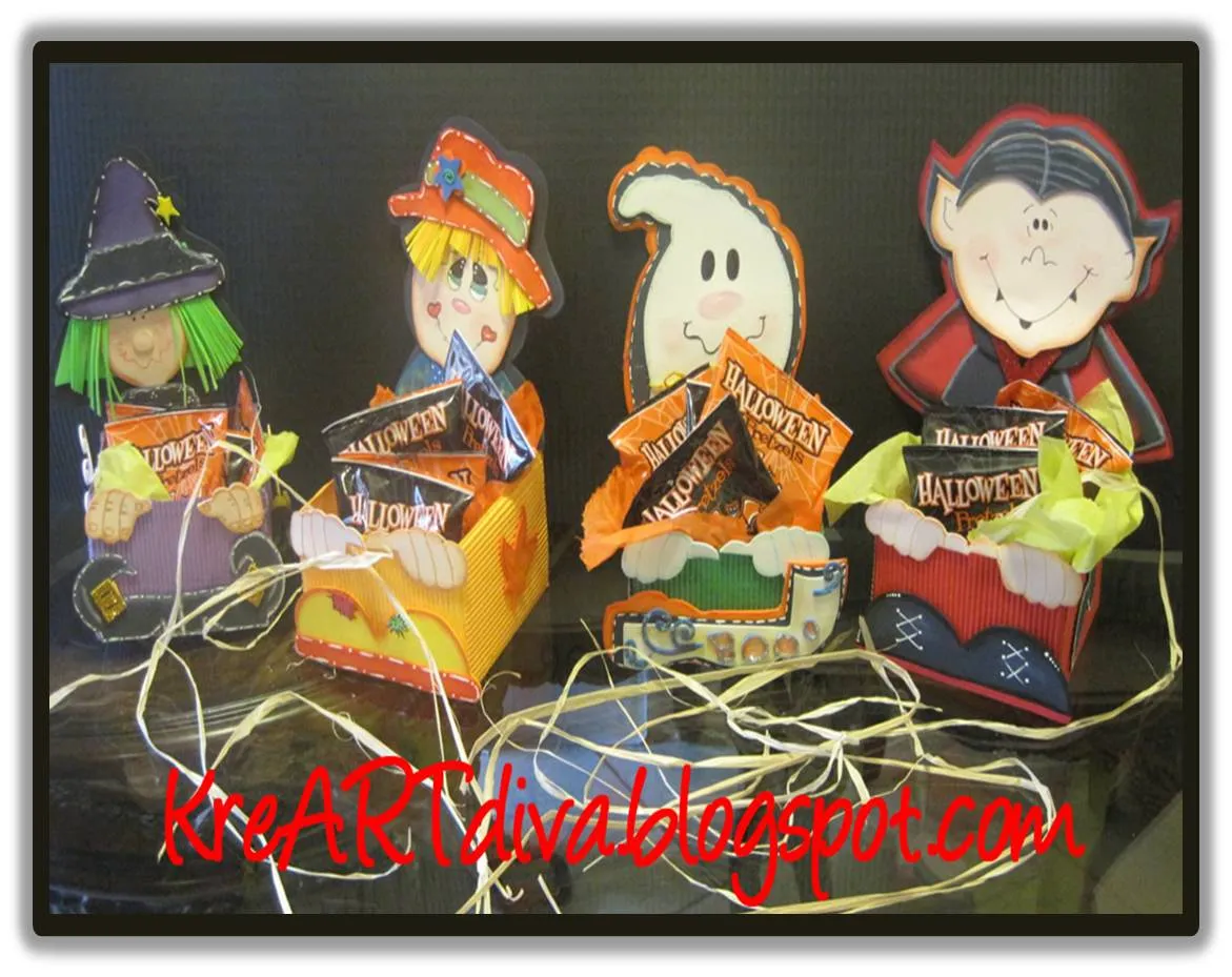 KreARTdiva: Tiernos Dulceros Halloween
