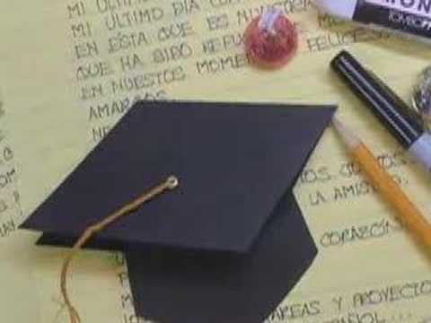 Ku-Ku CARD Pop Up Graduation Hat (Birrete de Graduación) - YouTube