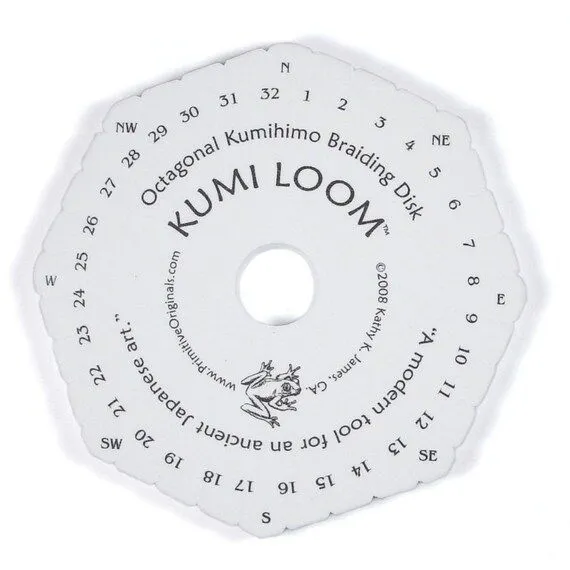 KumiLoomTM Octagonal Kumihimo Disk Loom for by LythaStudios KumiLoomTM Octagonal Kumihimo Disk Loom for by LythaStudios