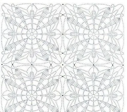 Квадрат крючком | heklane kocke,trouglovi i bordure | Pinterest | Html