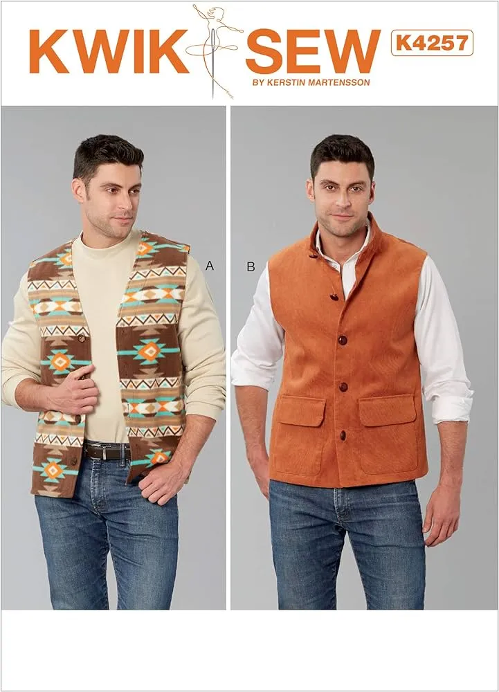 KWIK-SEW PATTERNS Kwik - Patrones de costura para chalecos para niños y hombres, tallas S-XXL : Amazon.com.mx: Hogar y Cocina KWIK-SEW PATTERNS Kwik - Patrones de costura para chalecos para niños y hombres, tallas S-XXL : Amazon.com.mx: Hogar y Cocina