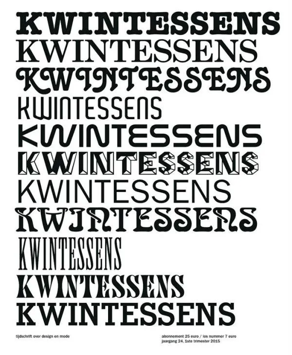 Kwintessens con muchas letras - El Portadista Kwintessens con muchas letras - El Portadista