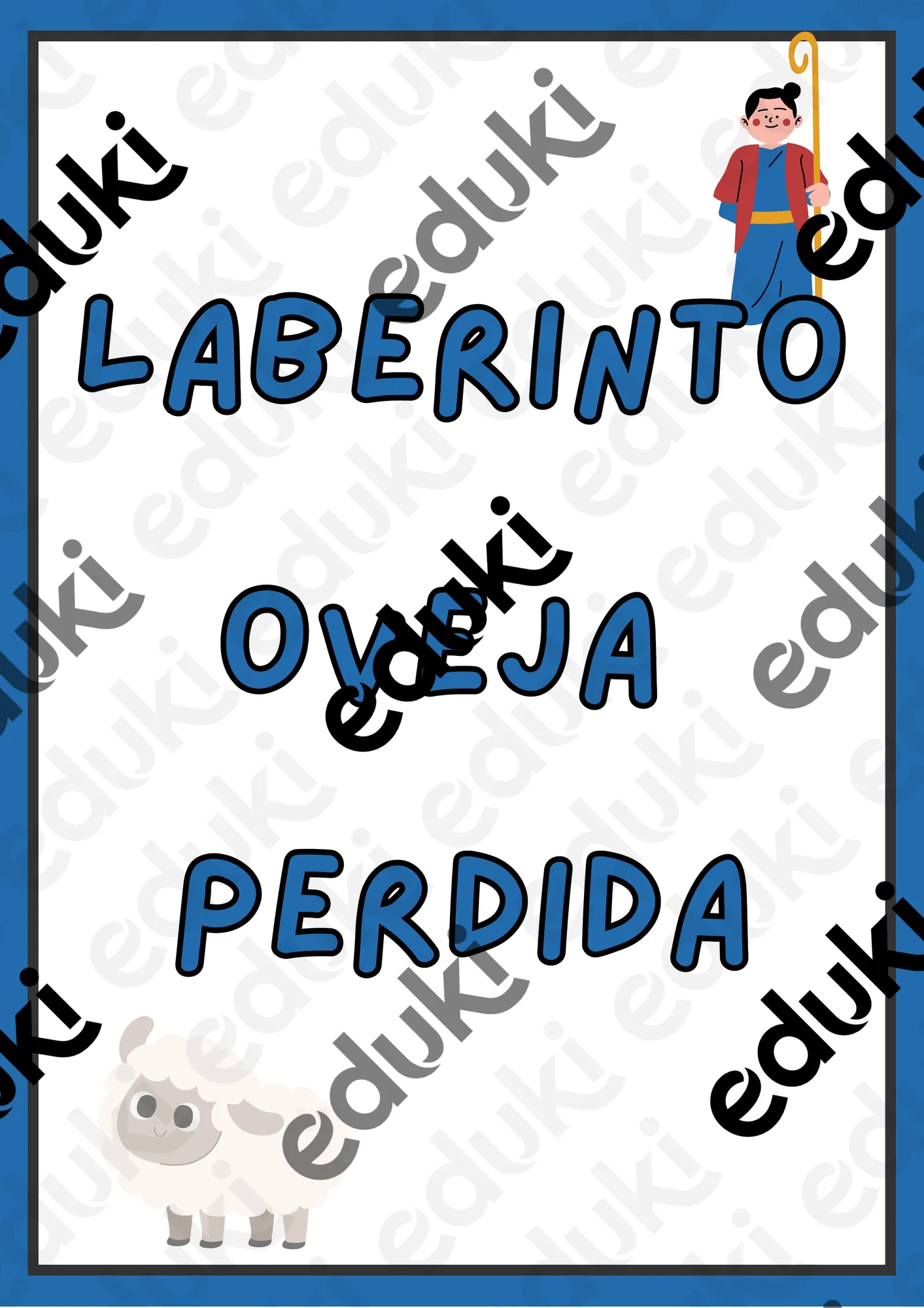 Laberinto sobre la oveja perdida - material de la siguiente asignatura Religión Laberinto sobre la oveja perdida - material de la siguiente asignatura Religión