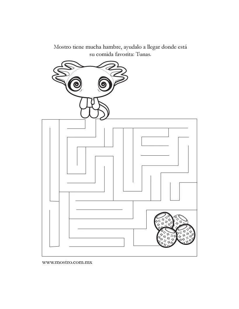 Laberintos CASA DEL MOSTRO - Juego de laberinto MOSTRO