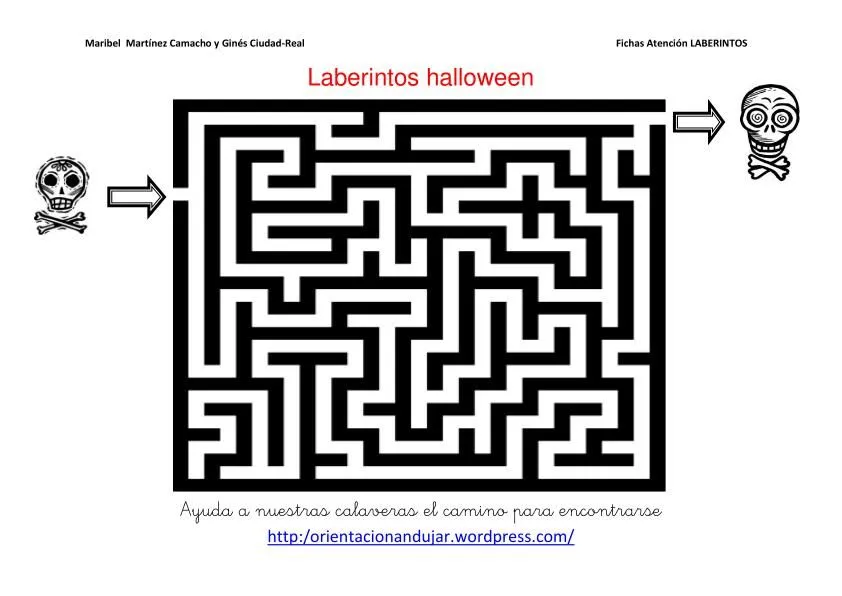 Laberintos con motivos de Halloween Y Materiales de otros blogs ... Laberintos con motivos de Halloween Y Materiales de otros blogs ...
