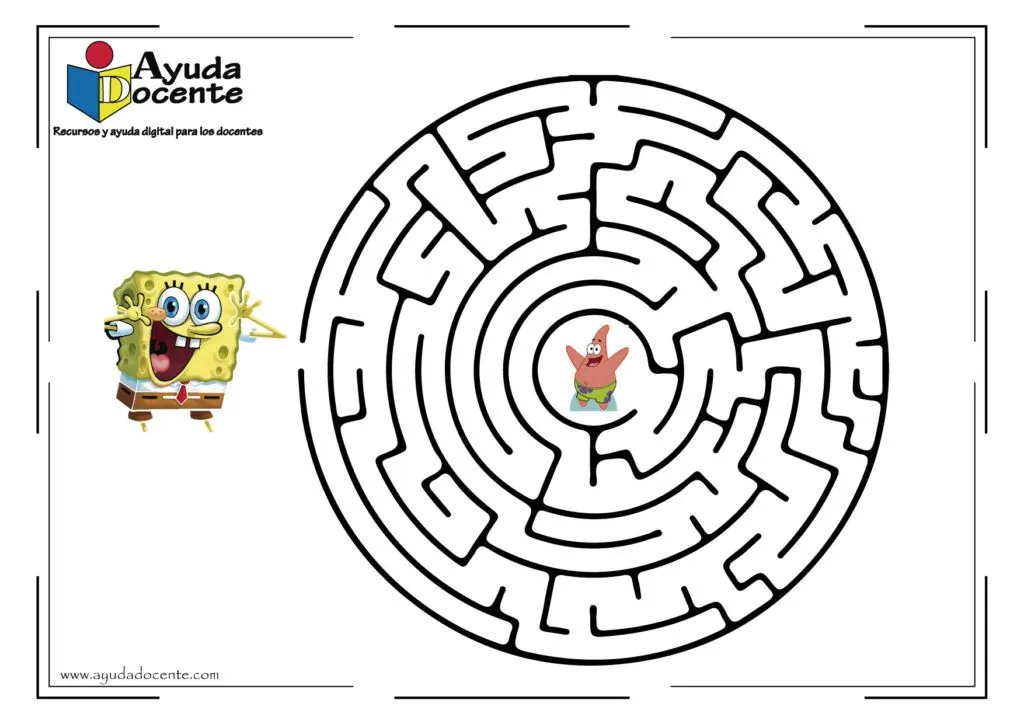 Laberintos para niños de diferentes edades - AYUDA DOCENTE Laberintos para niños de diferentes edades - AYUDA DOCENTE
