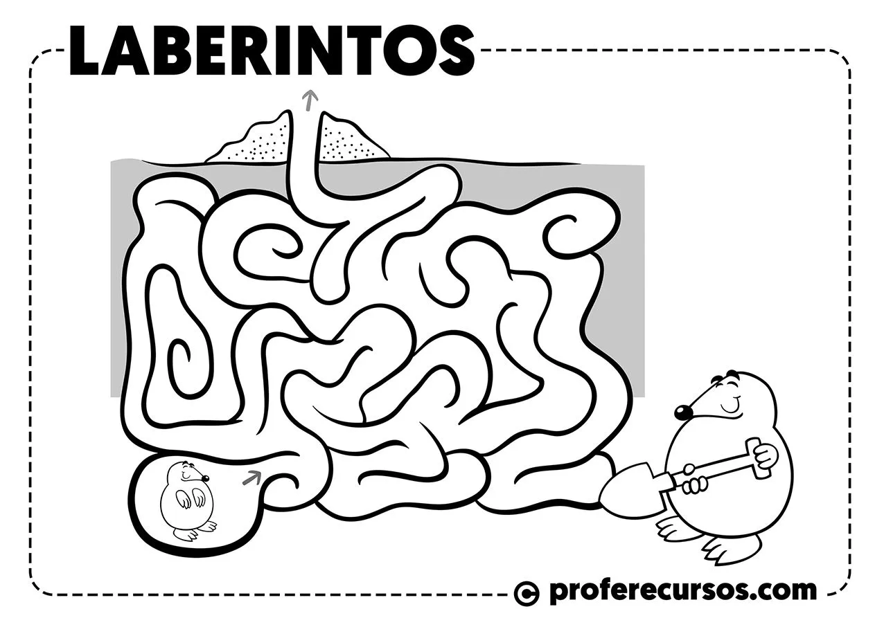 LABERINTOS para NIÑOS | PACK Completo para Imprimir LABERINTOS para NIÑOS | PACK Completo para Imprimir