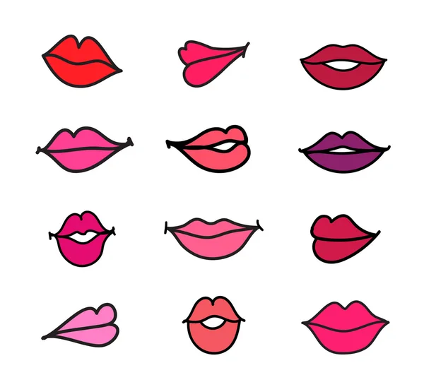 Labios femeninos de dibujos animados — Vector stock © Marylia ... Labios femeninos de dibujos animados — Vector stock © Marylia ...