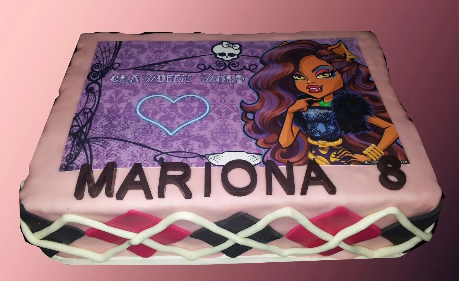 Las labores de Asun y Esther: Pastel Monster High Las labores de Asun y Esther: Pastel Monster High