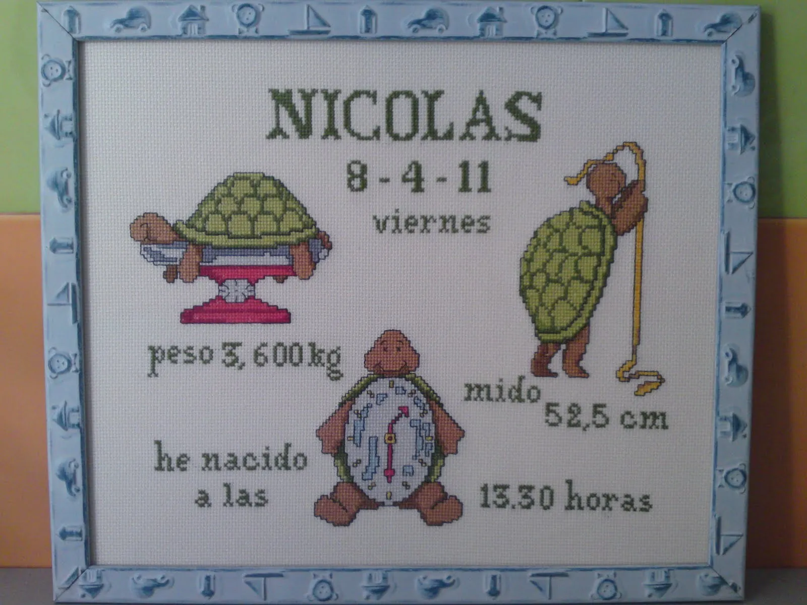 Las labores de la oficina: NACIMIENTO NICOLAS - PUNTO DE CRUZ Las labores de la oficina: NACIMIENTO NICOLAS - PUNTO DE CRUZ