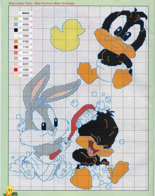 Labores de Sheila: Looney Tunes Baby