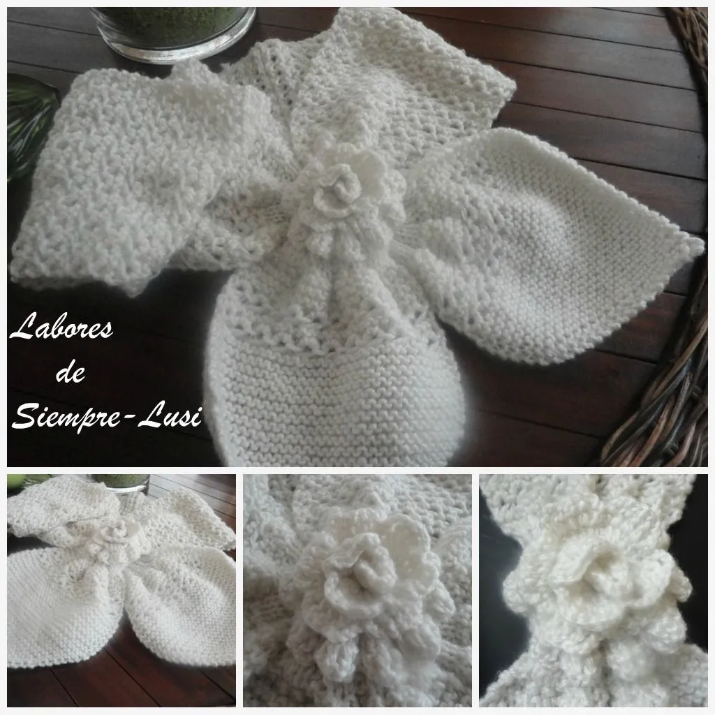 Labores de siempre: Bufandas"Gatito"Knitted neck scarf Labores de siempre: Bufandas"Gatito"Knitted neck scarf