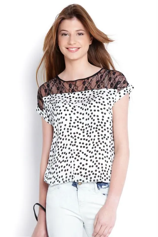 Las señoras el último cordón de hombro impreso Tops moda blusas de ... Las señoras el último cordón de hombro impreso Tops moda blusas de ...