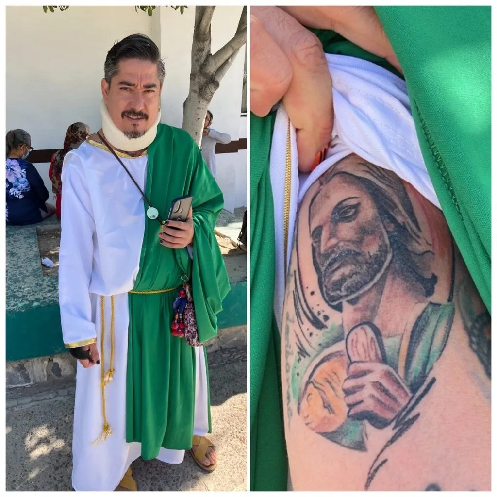 Lagunero lleva la imagen de San Judas Tadeo en su piel | El Siglo de Torreón Lagunero lleva la imagen de San Judas Tadeo en su piel | El Siglo de Torreón