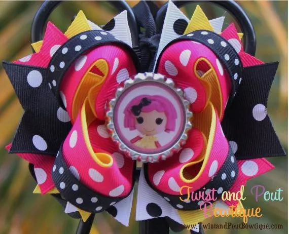 Lalaloopsy Hair Bow., via Etsy. | Moños de liston | Pinterest Lalaloopsy Hair Bow., via Etsy. | Moños de liston | Pinterest