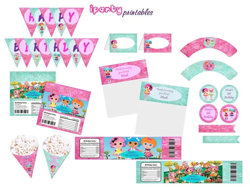 Lalaloopsy Printable Name Tags