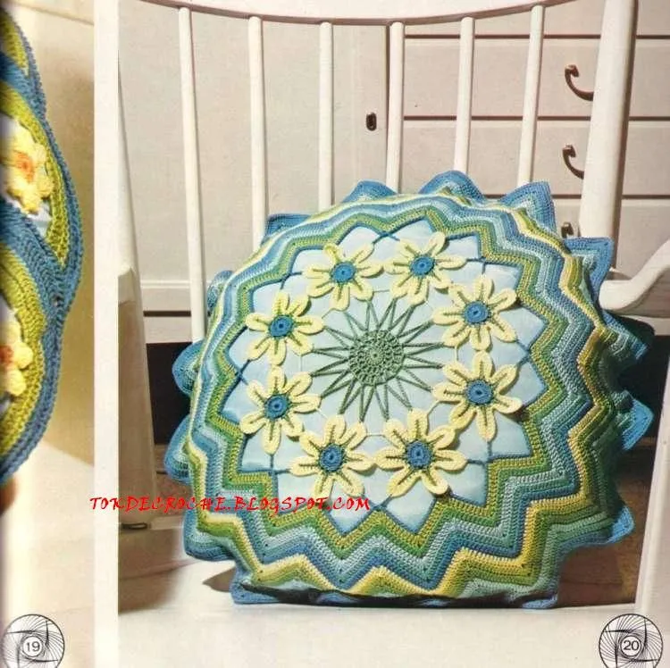 ... Lalis..... de todo un poco: Patrones para cojines en crochet ... Lalis..... de todo un poco: Patrones para cojines en crochet