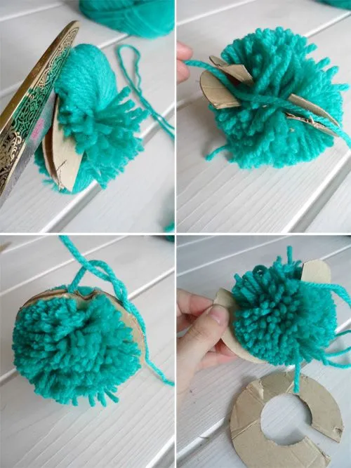 LALOLE BLOG: CÓMO HACER POMPONES DE LANA