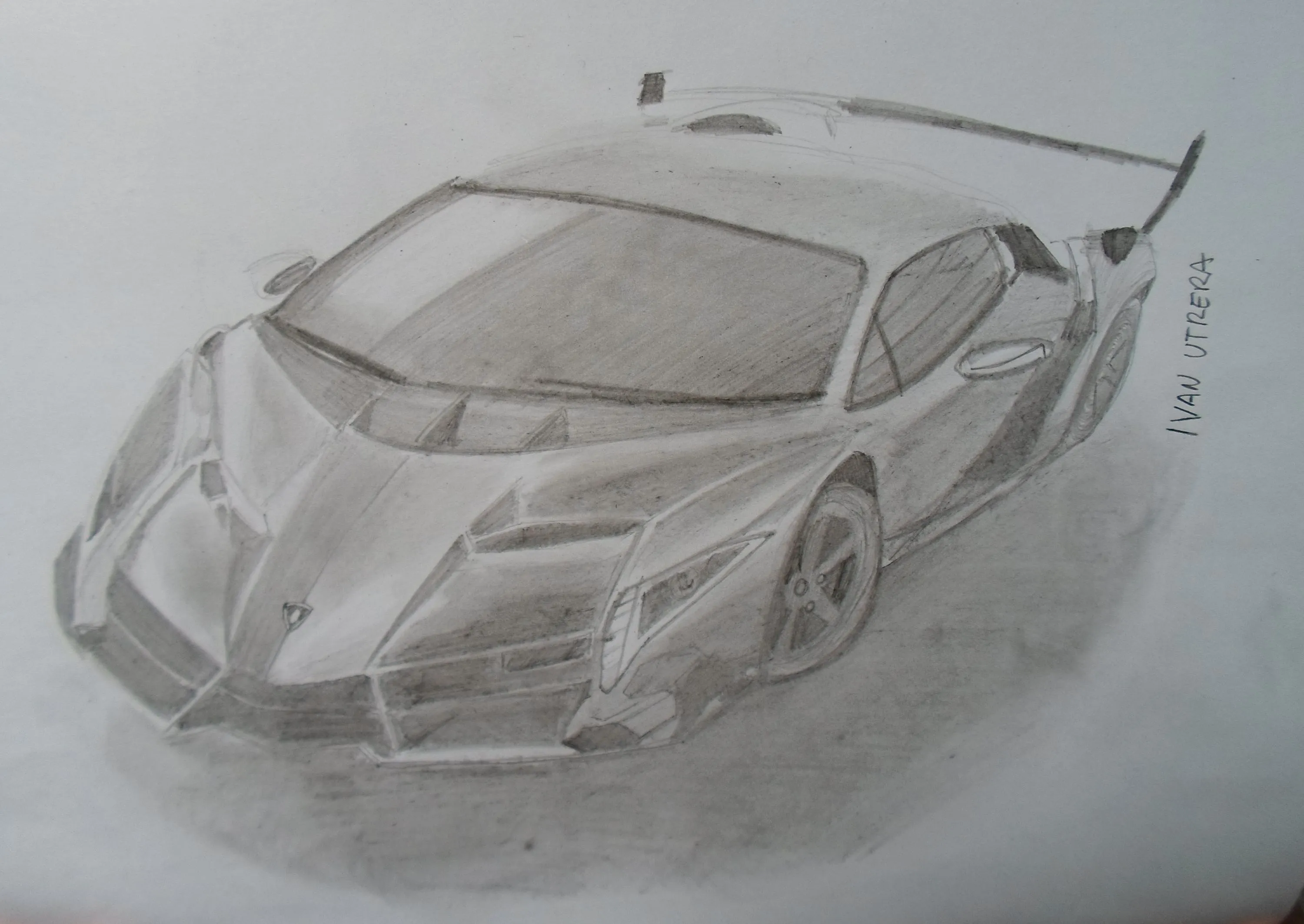 Lamborghini veneno a lápiz | Ivan Utrera
