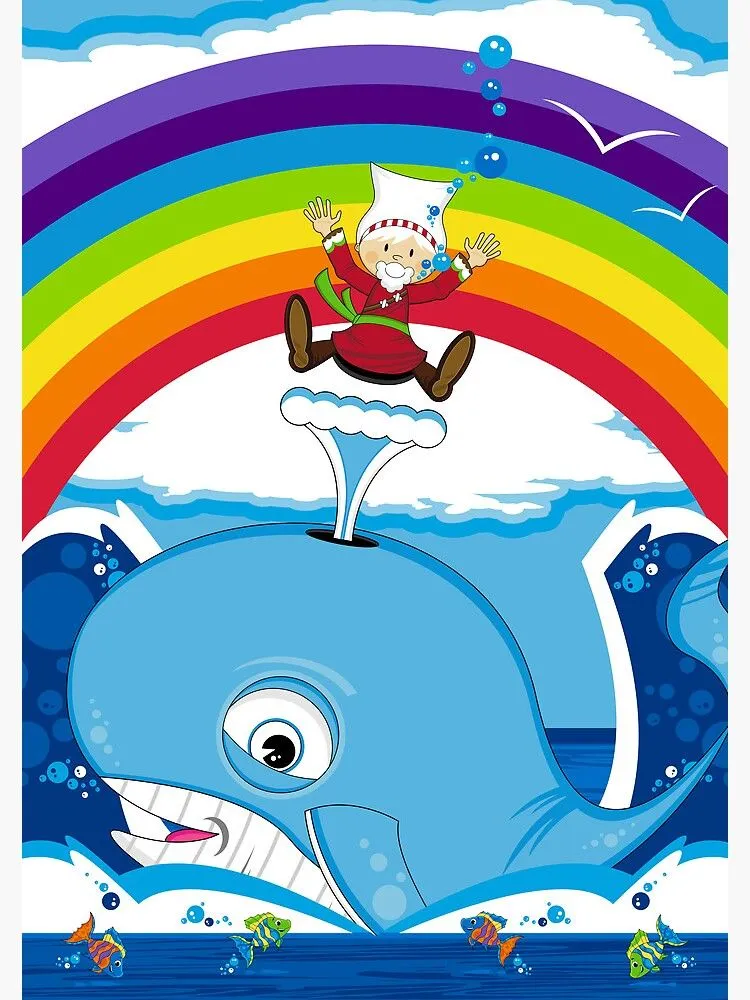 Lámina artística for Sale con la obra « Cartoon Jonás y la ballena» de MurphyCreative | Redbubble Lámina artística for Sale con la obra « Cartoon Jonás y la ballena» de MurphyCreative | Redbubble