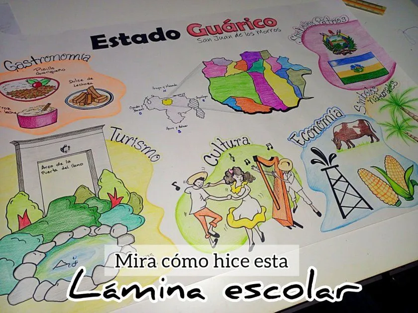 Lamina escolar del estado Guárico - Venezuela (Esp/Eng) | PeakD Lamina escolar del estado Guárico - Venezuela (Esp/Eng) | PeakD