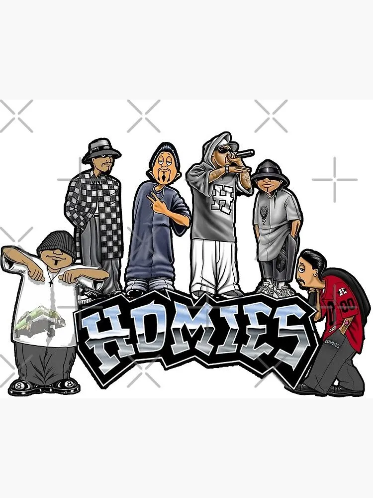 Lámina fotográfica for Sale con la obra «Cholos Homies» de EnviousObjects2  | Redbubble