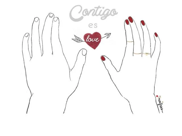 Lámina Contigo es Love - Paperblog